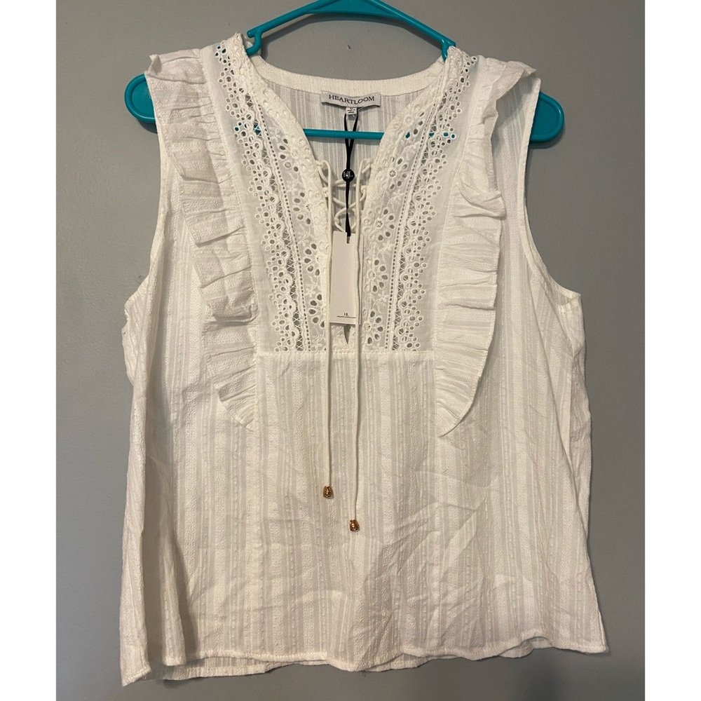 Heartloom white top